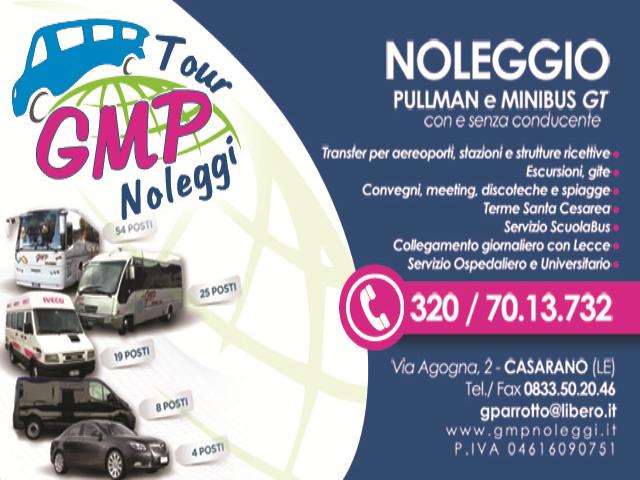 Gmp noleggi pullman e minibus gran turismo con conducente